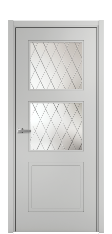 Дверь межкомнатная Плэйн 3 Цвет Телегрей Покрытие Эмаль  Наличник L 50 Цена 43975