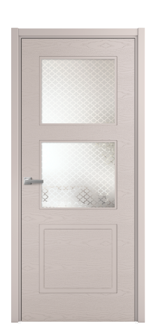 Дверь межкомнатная Плэйн 3 Цвет Пудра Brash Покрытие Эмаль брашированная  Наличник L 50 Цена 47875