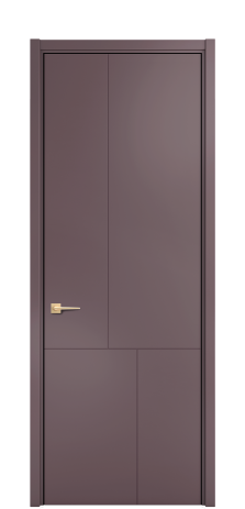 Дверь межкомнатная Линия 04 Цвет Лиловый Покрытие Эмаль  Наличник L 50 Цена 40668