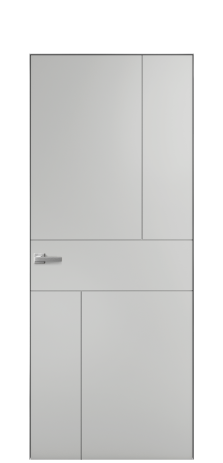 Дверь межкомнатная Линия 05 Цвет Какао Покрытие Эмаль  Наличник L 50 Цена 39475