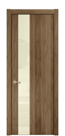Дверь межкомнатная Ветро 14 Цвет Орех классический Покрытие ПВХ ПОД ДЕРЕВО Наличник L 75 Цена 34100