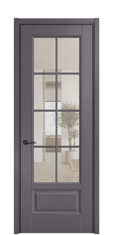 Дверь межкомнатная Сиена 10 DGO2 Цвет Фиолетовый Покрытие ЭМАЛИ Эмаль Наличник L 50 Цена 56732