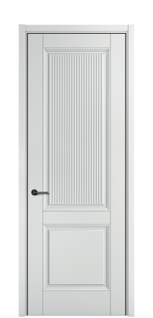 Дверь межкомнатная Савона 2 Цвет Облачный Покрытие ЭМАЛИ Эмаль Наличник L 50 Цена 52693