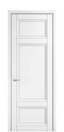 Дверь межкомнатная Беллуно 3 Цвет Белый Покрытие ЭМАЛИ Эмаль Наличник  L 50 Цена 59083