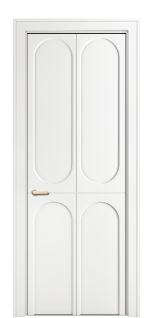 Дверь межкомнатная Ансе 4 Цвет Белый Покрытие ЭМАЛИ Эмаль Наличник  Комо 90 Цена 50828