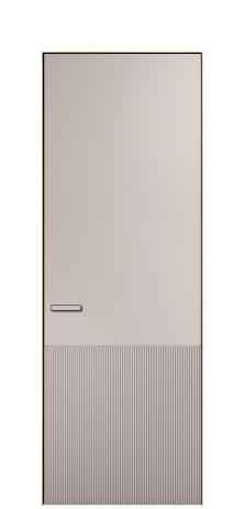 Дверь межкомнатная Бриз 4 Цвет Пудра Покрытие ЭМАЛИ Эмаль Наличник Скрытый короб золото Цена 63935