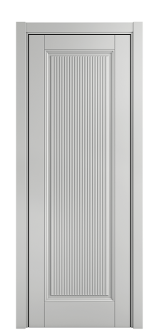 Дверь межкомнатная Савона Слот Цвет Телегрей Покрытие ЭМАЛИ Эмаль Наличник  L 75 Цена 52693